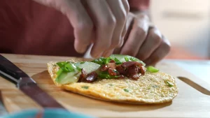Taco Huevo y Tocino