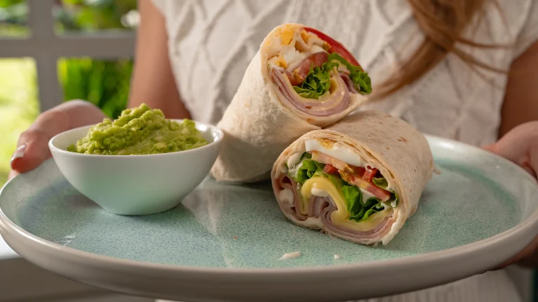Wrap de Jamón y Queso