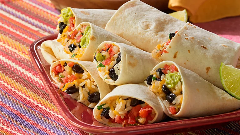 Burrito de frijoles negros con arroz Mission